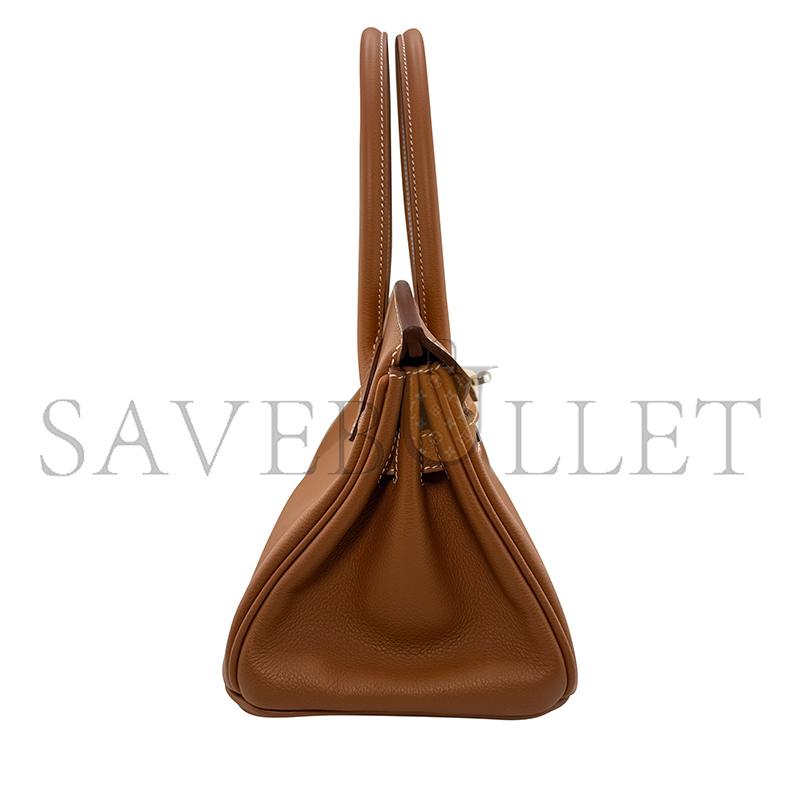 H**me5 master gold evercolor shoulder birkin 29 palladium hardware 382465 (29*16*3cm)
